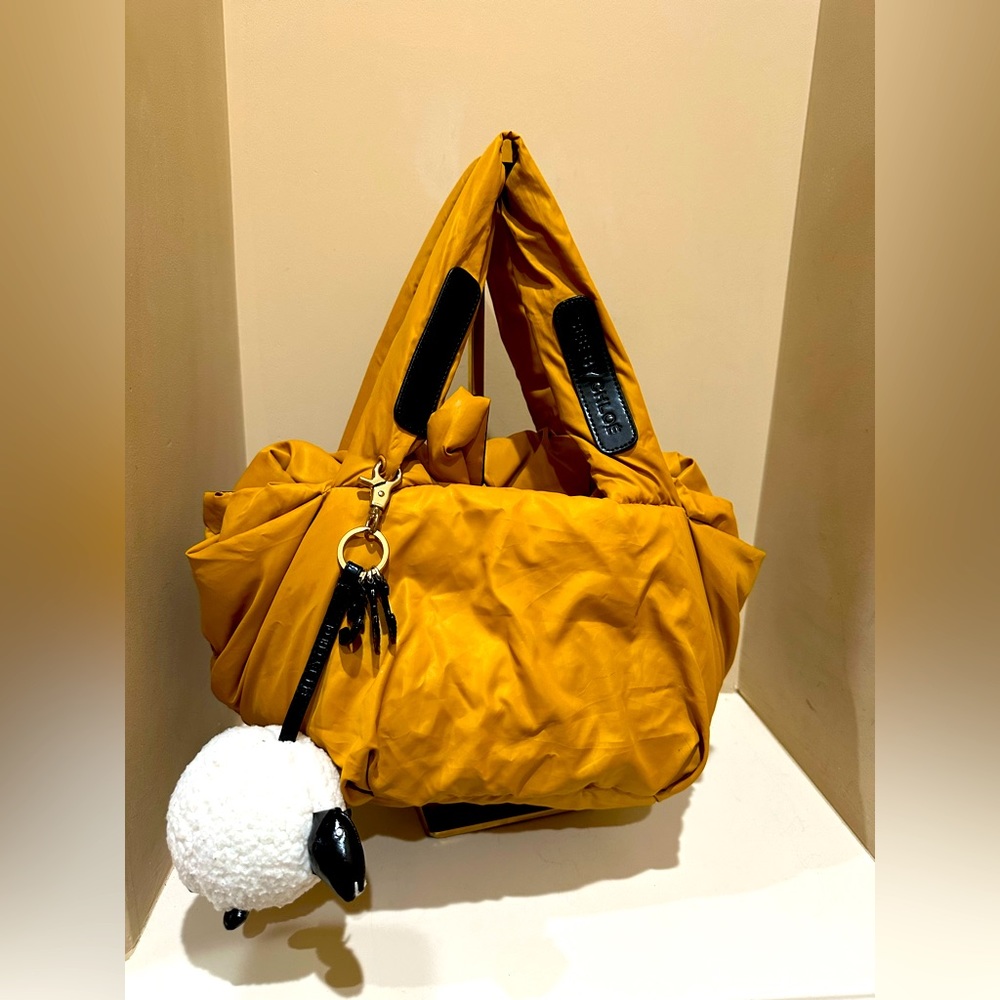 SEE BY CHLOÉ Joyrider Saffron Puffy Nylon Bag